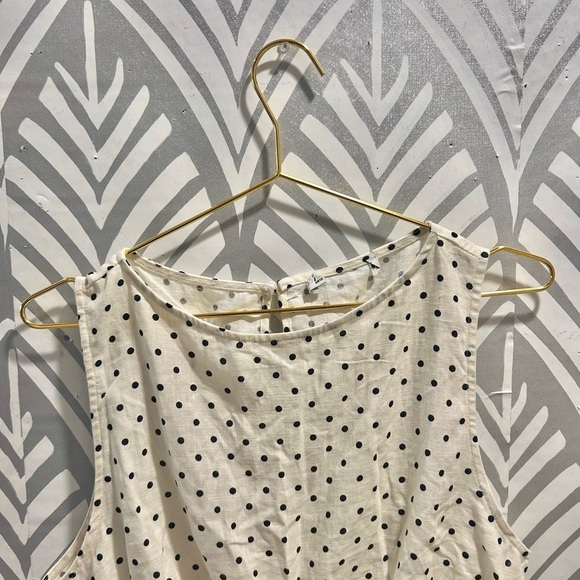 NWOT Princess Polly Black Polka Dot Cream Blouse - Picture 3 of 7